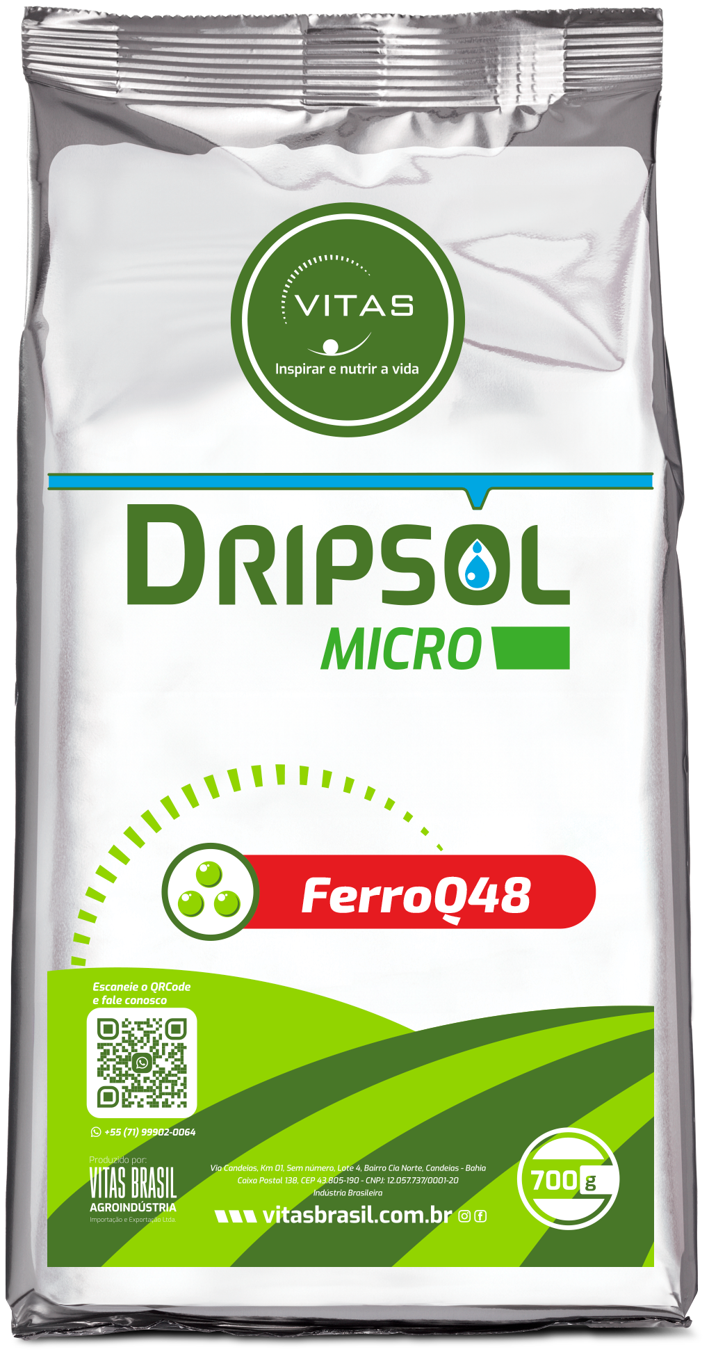 SQM DRIPSOL MICRO FERRO Q48 700GR