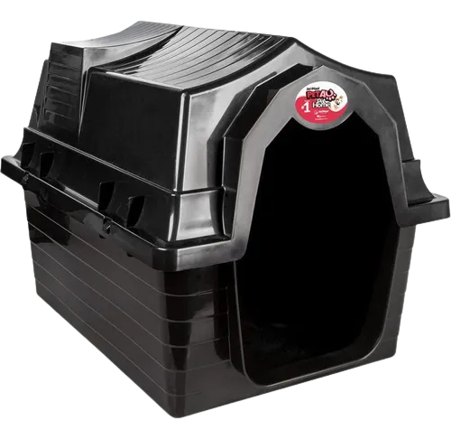 CASITA PLASTICA P/ PERRO JEL PLAST NEGRO