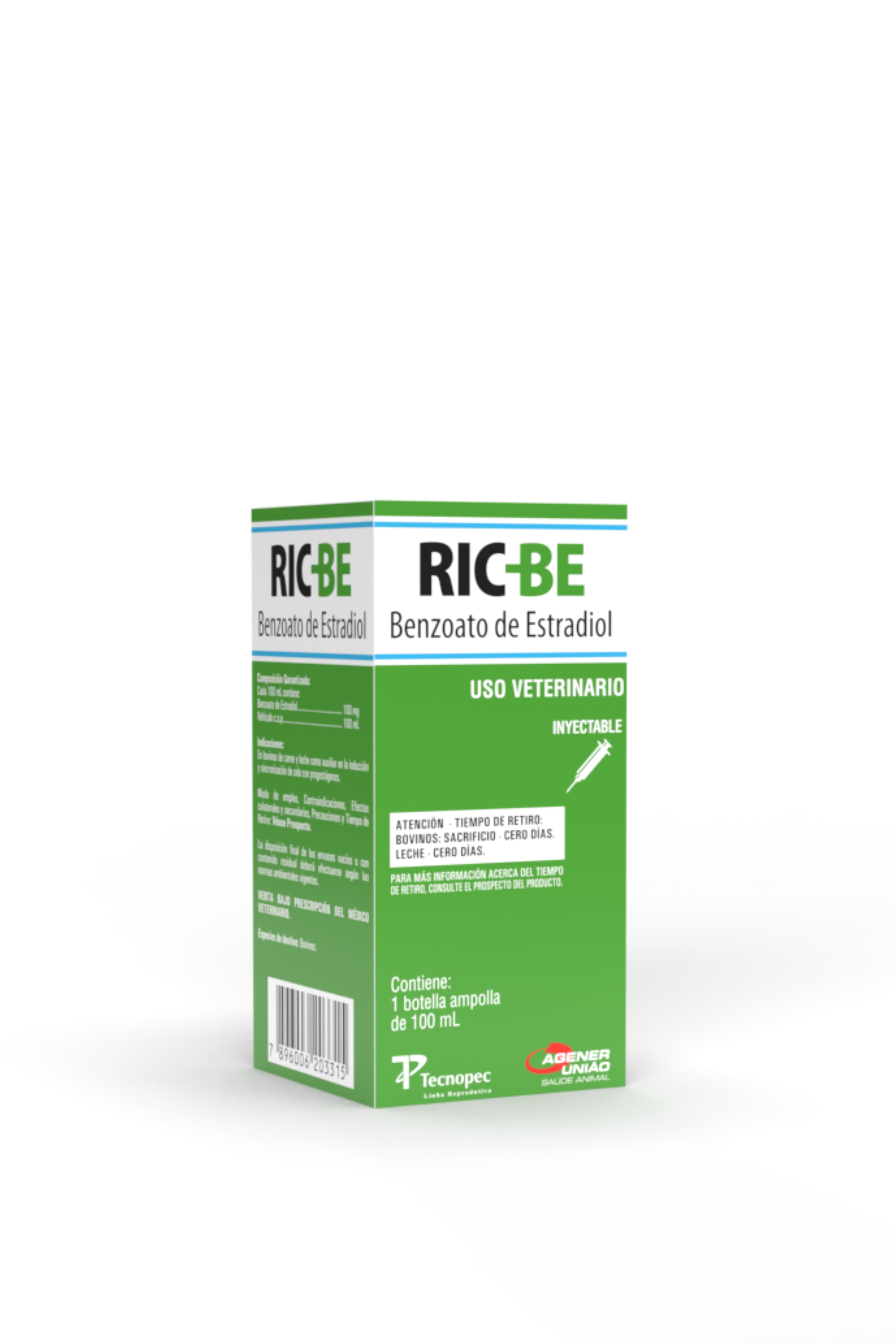 RIC-BE BENZOATO DE ESTRADIOL 100ML