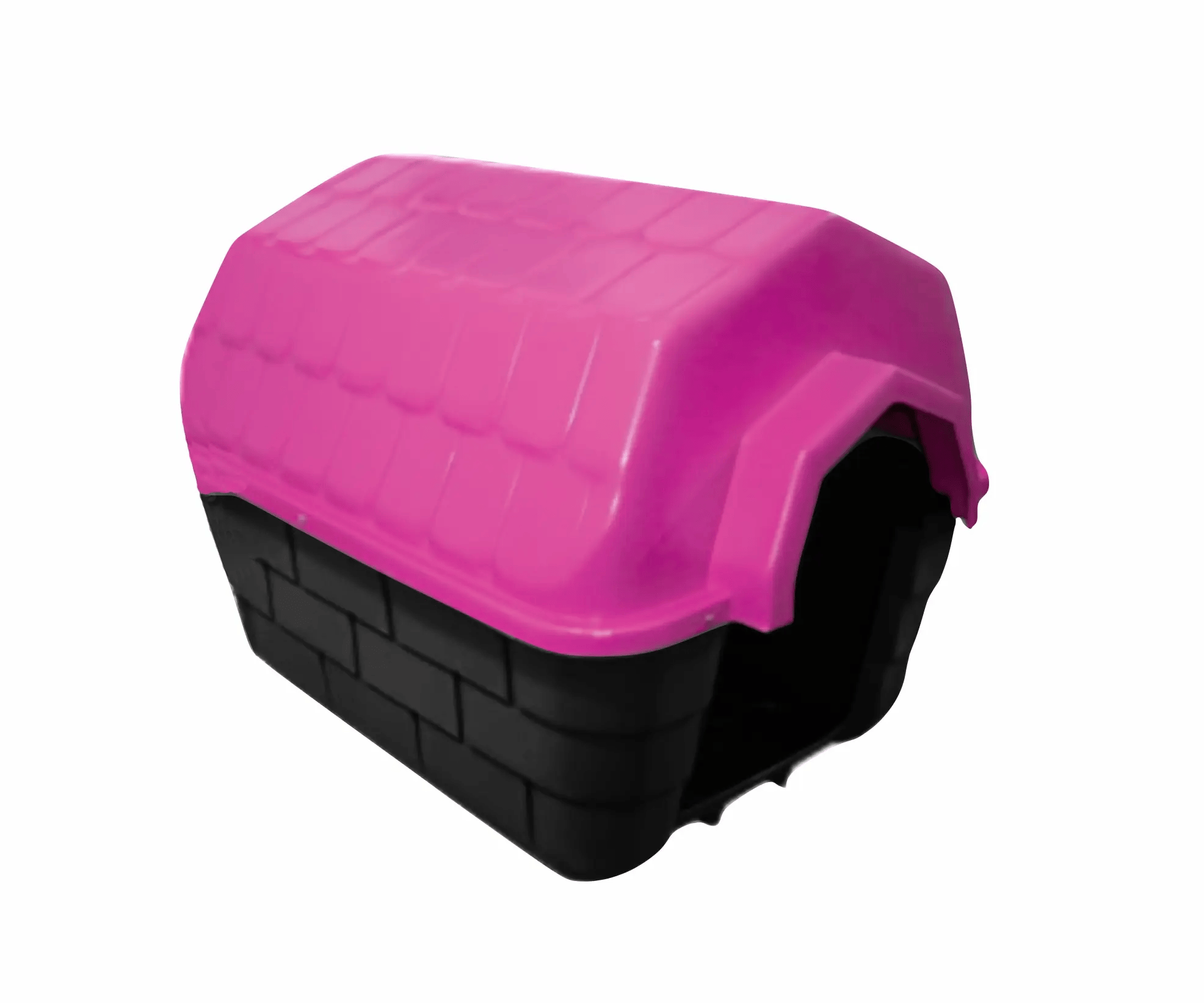 CASA PLASTICA P/ PERRO POP HOUSE N1 ROSA