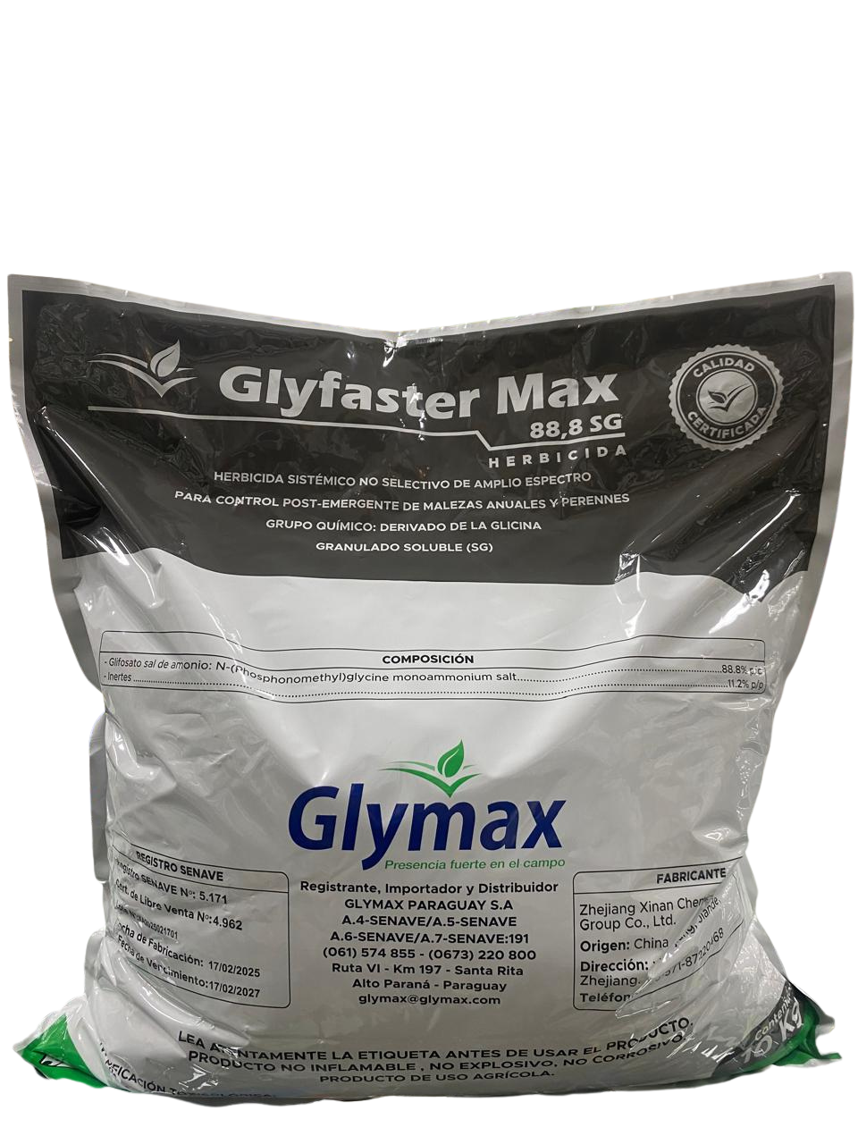 GLIFOSATO GLYFASTER MAX 88,8% 10KG
