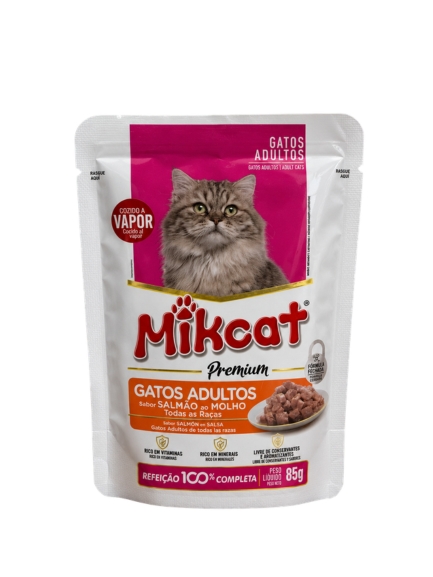 SACHET MIKCAT PREMIUM GATO ADULTO SALMON 