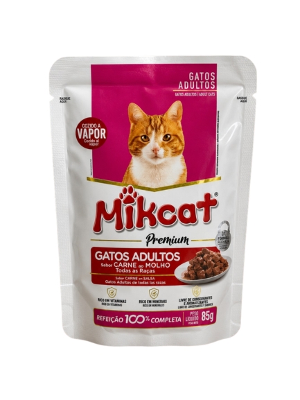 SACHET MIKCAT PREMIUM GATO ADULTO CARNE