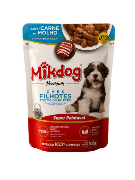 SACHET MIKDOG PREMIUM CACHORRO CARNE 