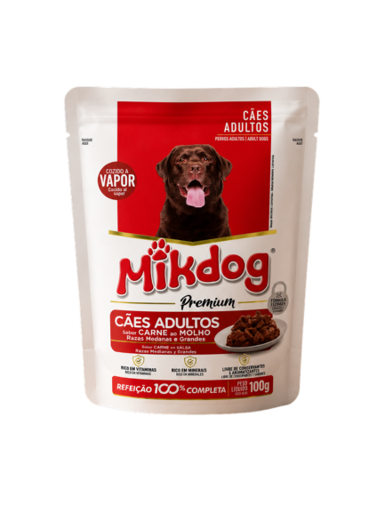 SACHET MIKDOG PREMIUM ADULTO RAZA MEDIO/GRANDE