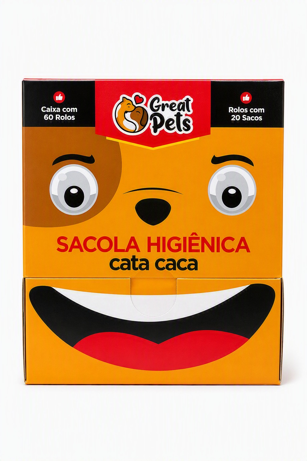 CAJA BOLSA SANITARIA C/60UNID GREAT PETS