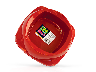 COMEDERO PERRO ZOOPLAST GG ROJO