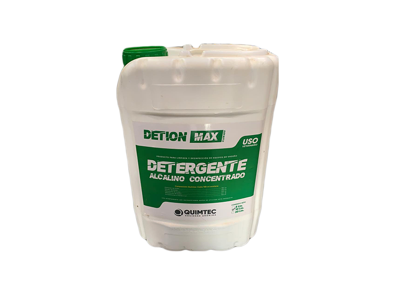 ORD.DETERG. ALCALINO DETION MAX 10 LTS QUIMOTEC