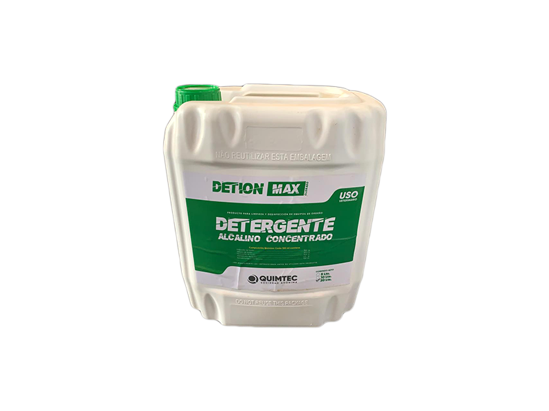 ORD.DETERG. ALCALINO DETION MAX 20 LTS QUIMTEC