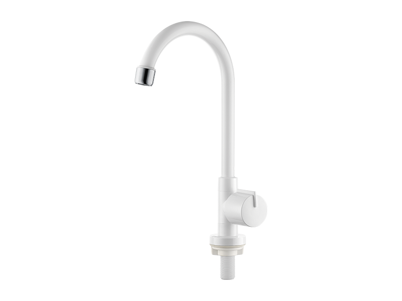 CANILLA MESA CON PICO ALTO MOVIBLE ELBA BLANCO 2930