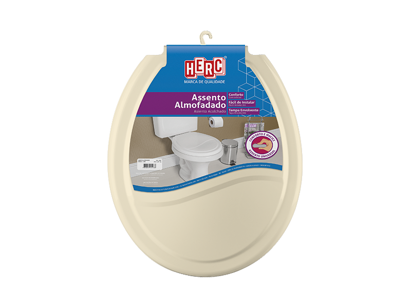 TAPA ACOLCHADO PARA INODORO BEIGE 2388