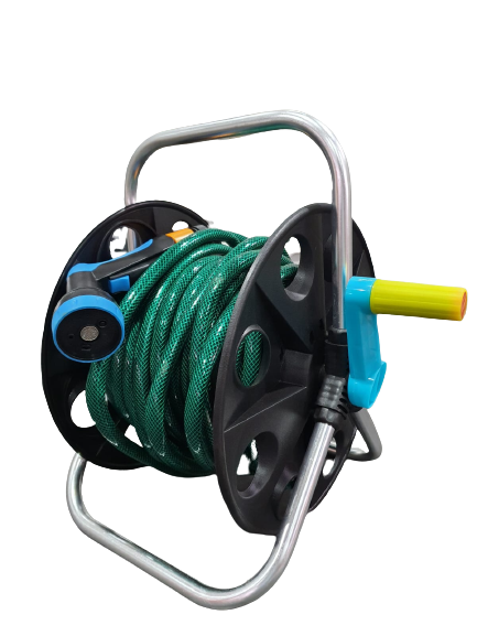 KIT SOPORTE CON MANGUERA S/ RUEDA BASE METAL