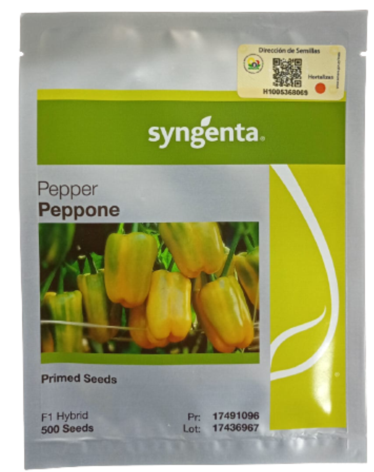 SEMILLA HIBRIDA LOCOTE PEPPONE F1 500 SEMILLAS SYNGENTA