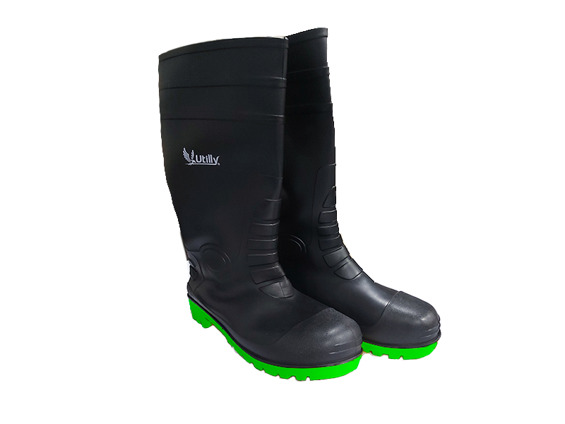 BOTA DE GOMA VERDE/NEGRO UTILLY 43