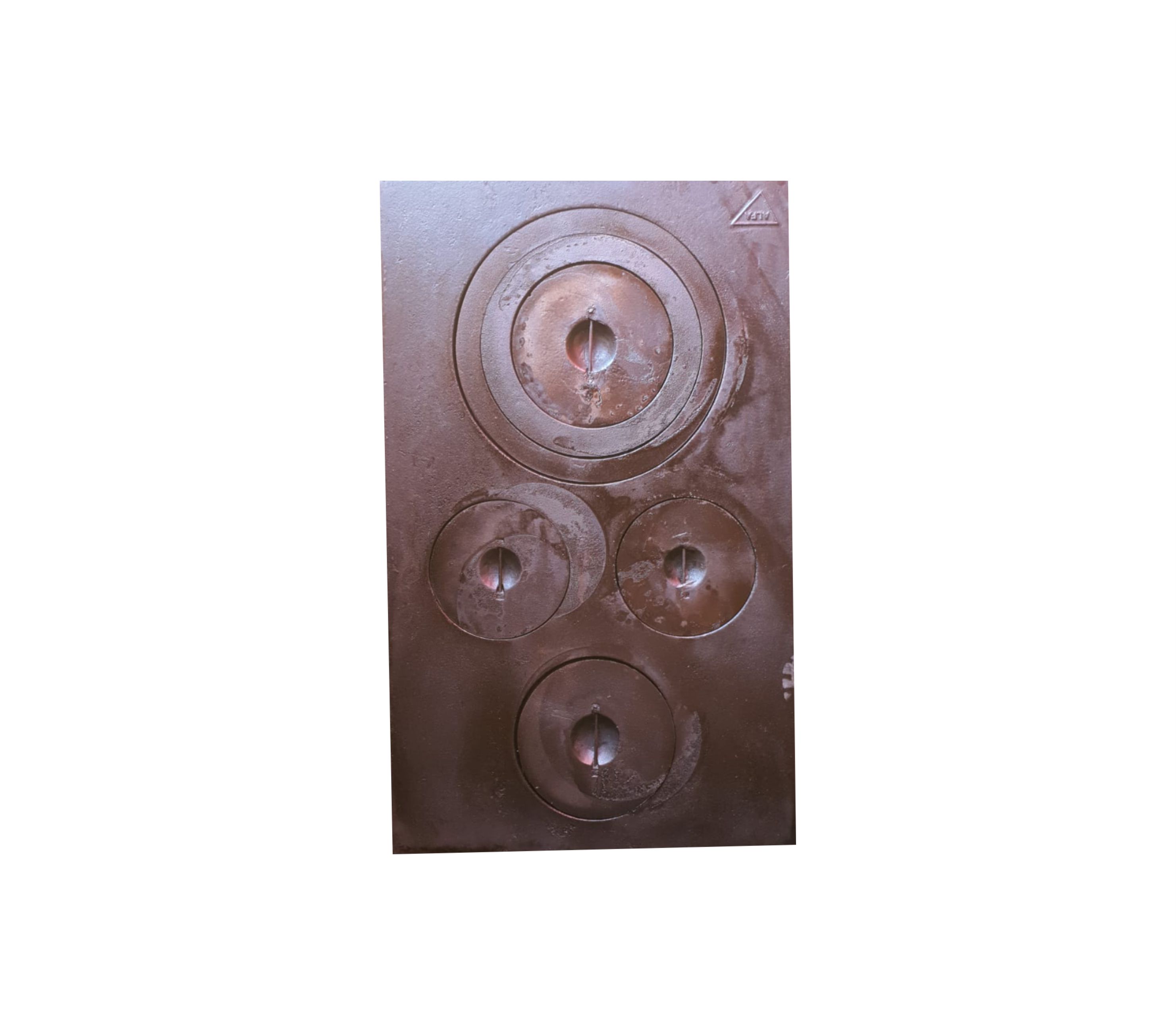 CHAPA 4F P/FOGON PARANA ALFA 70X43