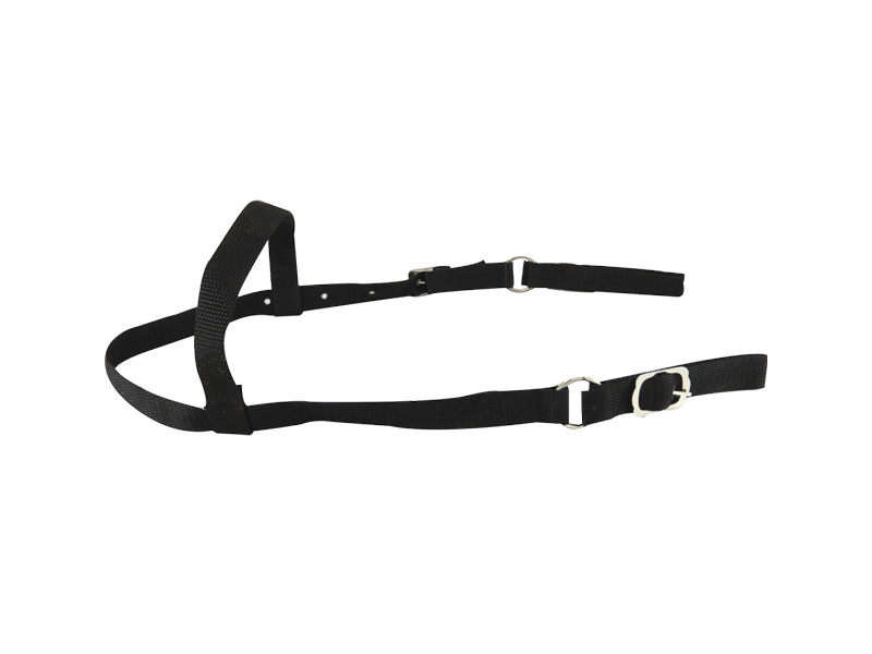 CABEZADA CABALLO C/REG. - NYLON NEGRO