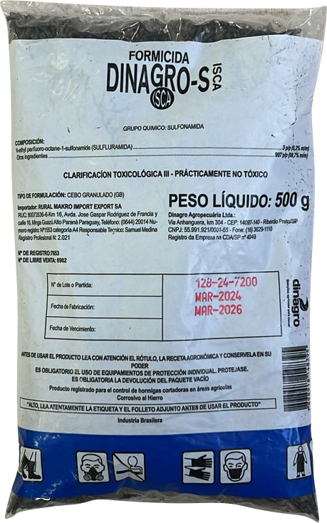 ISCA HORMIGUICIDA GRANULADO TRADICIONAL 500 GR DINAGRO