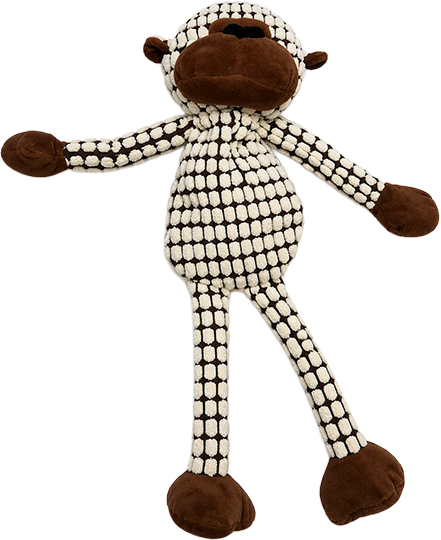 JUGUETE PELUCHE MONO 50CM GRIS