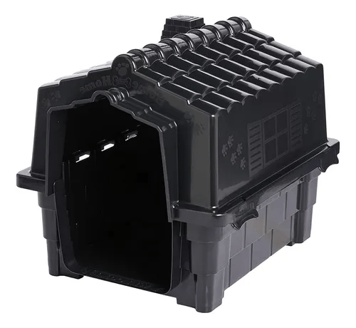 CASA PLASTICA P/PERRO BLACK DOG HOUSE Nº6