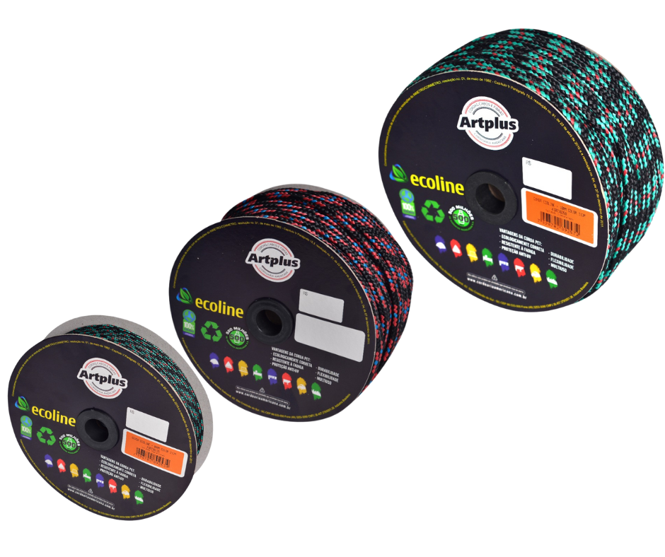 PIOLA PET COLORIDA 03MM 400MT ECOLINE