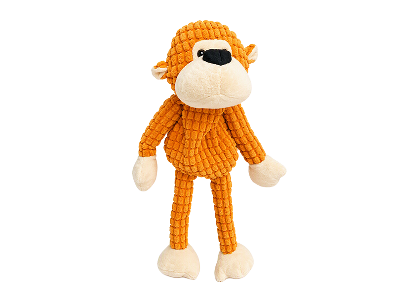 JUGUETE PELUCHE MONO 50CM NARANJA 