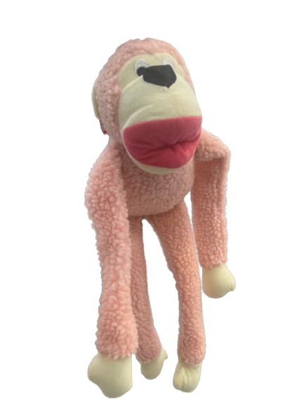 JUGUETE PELUCHE MONO ROSA 