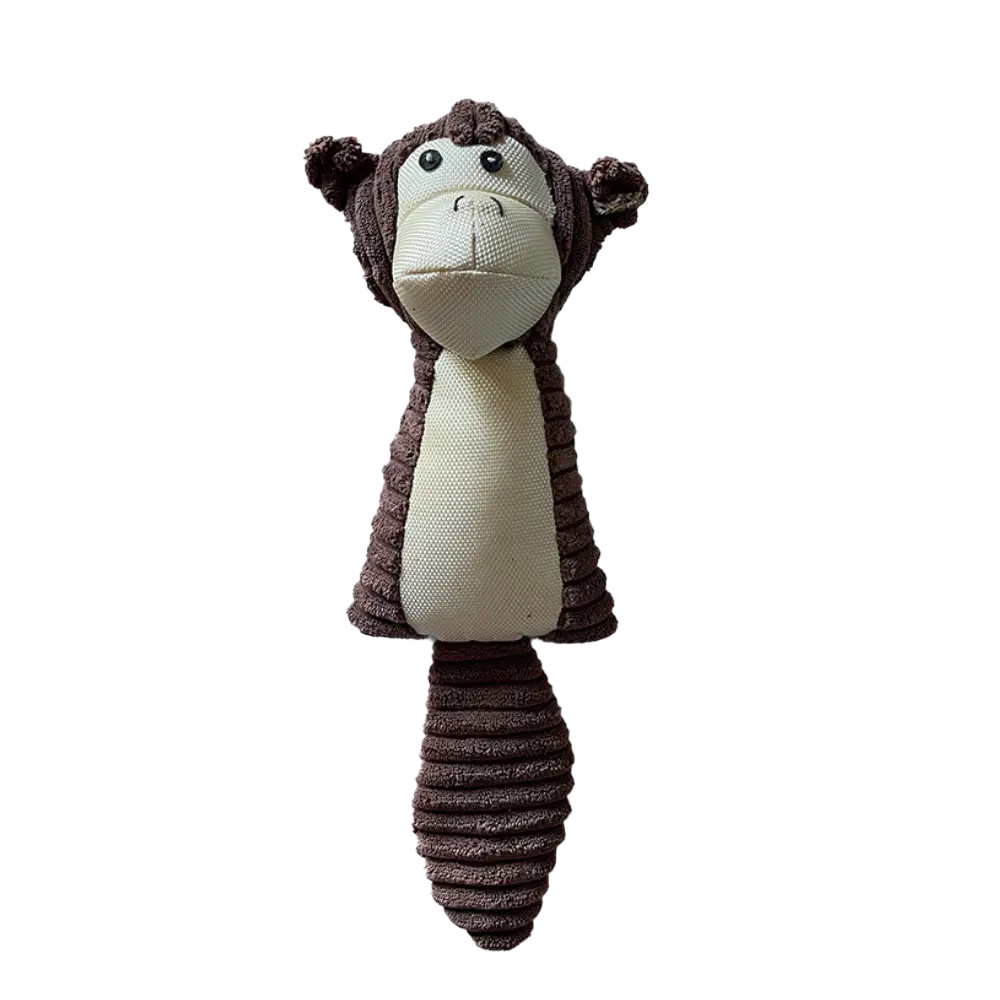 JUGUETE MORDEDOR RAPOSA MONO MARRON