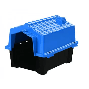 CASA PLASTICA P/PERRO ECO DOG HOUSE EVOLUTION Nº1 AZUL