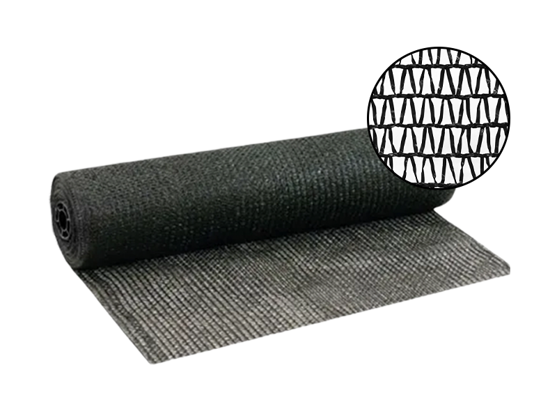 TELA SOMBRA RASCHEL NEGRA 35% 4,20MTS DE ANCHO POR 80MTS LARGO POLYTEX