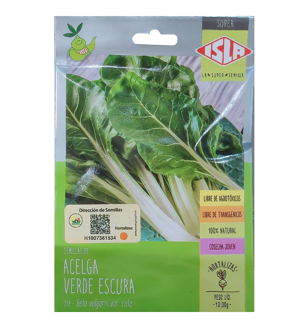 SEMILLA GOLDEN SUPER ACELGA VERDE OSCURA