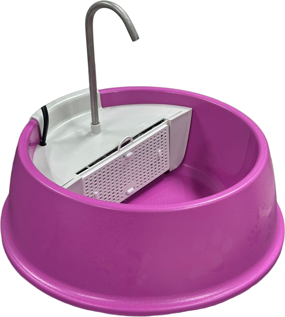 FUENTE BEBEDERO JOY FURACAOPET BIVOLT ROSA