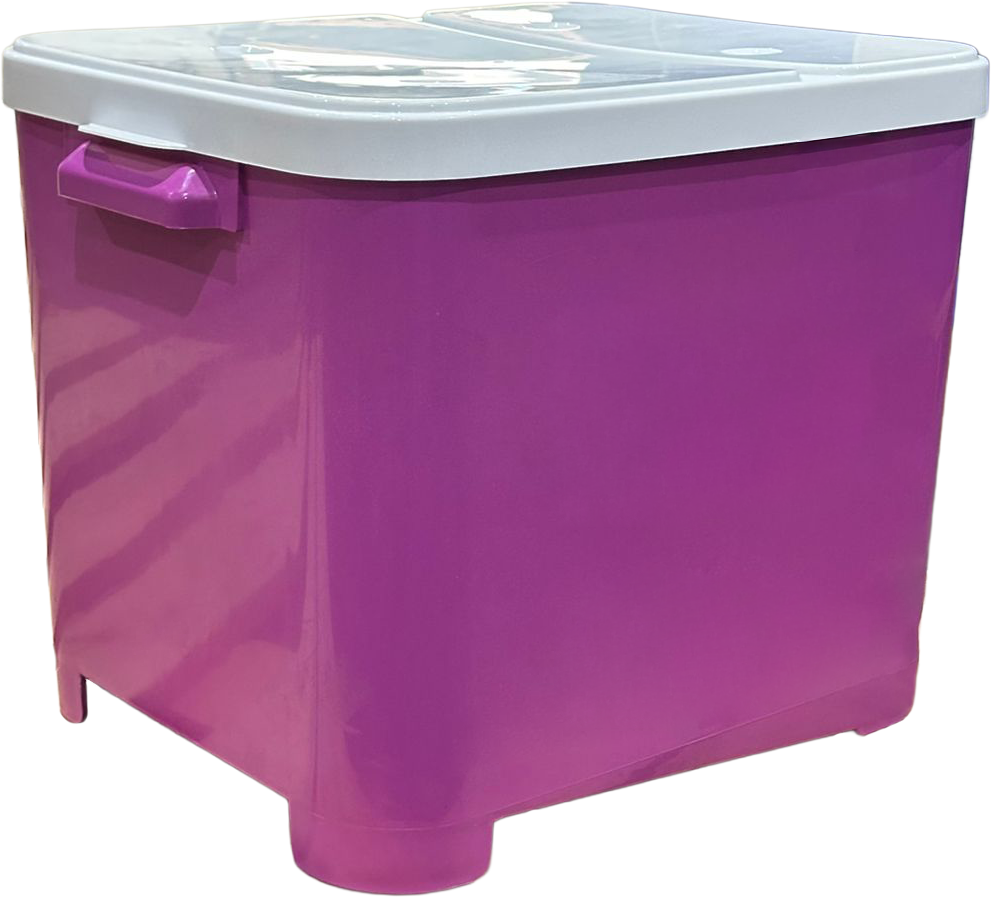 PORTA RACION CONTAINER 15KG ROSA
